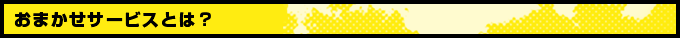 おまかせサービスとは?